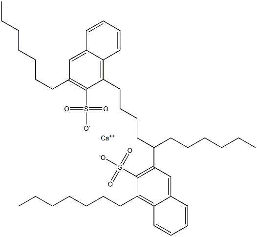 Bis(1,3-diheptyl-2-naphthalenesulfonic acid)calcium salt 구조식 이미지