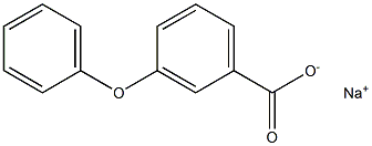 m-Phenoxybenzoic acid sodium salt 구조식 이미지