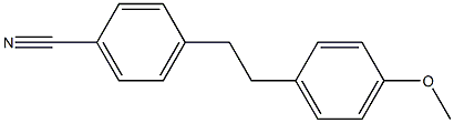 4-[2-(4-Methoxyphenyl)ethyl]benzonitrile 구조식 이미지