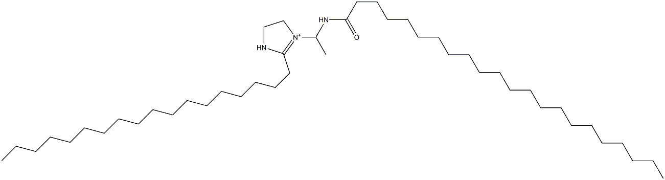 1-[1-(Docosanoylamino)ethyl]-2-octadecyl-1-imidazoline-1-ium 구조식 이미지