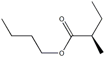 [R,(-)]-2-Methylbutyric acid butyl ester 구조식 이미지