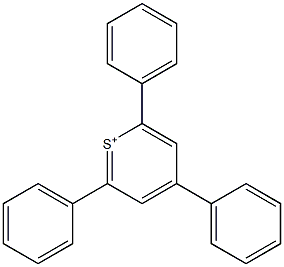 2,4,6-Triphenylthiopyrylium 구조식 이미지