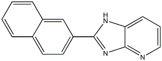 2-(2-Naphtyl)-1H-imidazo[4,5-b]pyridine 구조식 이미지