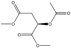 [R,(+)]-2-(Acetyloxy)succinic acid dimethyl ester Structure