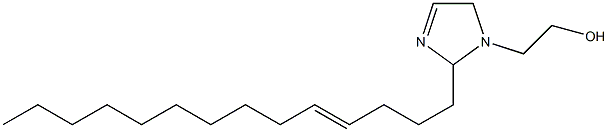 2-(4-Tetradecenyl)-3-imidazoline-1-ethanol Structure