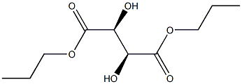 Dipropyl D-tartrate Structure