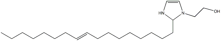 2-(9-Heptadecenyl)-4-imidazoline-1-ethanol Structure