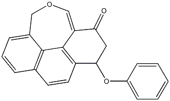 6-(Phenoxy)phenanthro[4,5-cde]oxepin-4(6H)-one 구조식 이미지