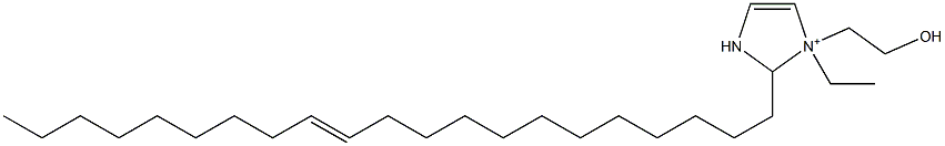 1-Ethyl-2-(12-henicosenyl)-1-(2-hydroxyethyl)-4-imidazoline-1-ium 구조식 이미지