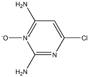 6-Chloropyrimidine-2,4-diamine3-oxide Structure