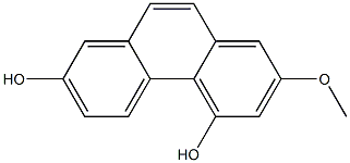 2-Methoxyphenanthrene-4,7-diol 구조식 이미지