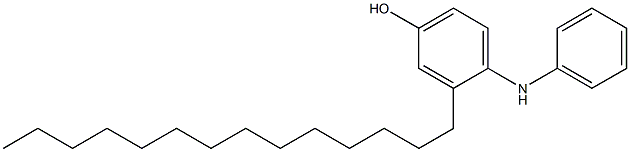 2-Tetradecyl[iminobisbenzen]-4-ol Structure