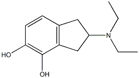 2-(Diethylamino)indane-4,5-diol Structure