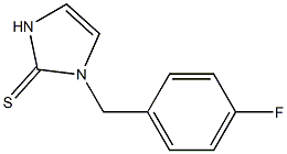 1-(4-Fluorobenzyl)-1H-imidazole-2(3H)-thione Structure