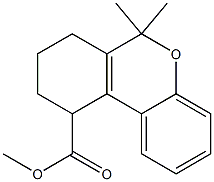7,8,9,10-Tetrahydro-6,6-dimethyl-6H-dibenzo[b,d]pyran-10-carboxylic acid methyl ester 구조식 이미지