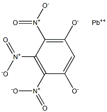 Lead(II)4,5,6-trinitrobenzene-1,3-diolate Structure
