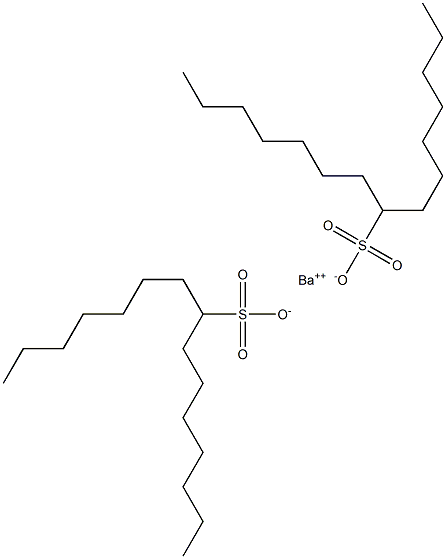 Bis(pentadecane-8-sulfonic acid)barium salt 구조식 이미지