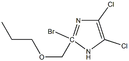 2-Bromo-4,5-dichloro 1-propoxymethyl-1H-imidazole Structure