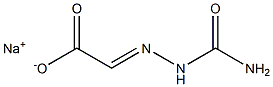Semicarbazonoacetic acid sodium salt 구조식 이미지
