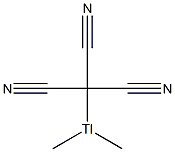 (Tricyanomethyl)dimethylthallium(III) Structure