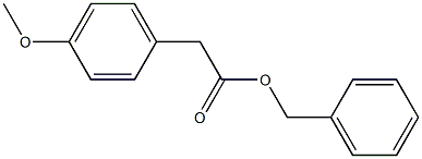 2-(4-Methoxyphenyl)acetic acid benzyl ester 구조식 이미지