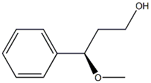 [R,(+)]-3-Methoxy-3-phenyl-1-propanol 구조식 이미지