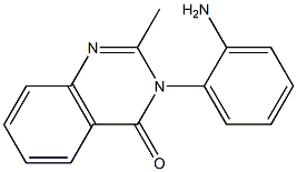 3-(2-Aminophenyl)-2-methylquinazolin-4(3H)-one 구조식 이미지