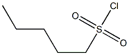 Pentane-1-sulfonic acid chloride Structure