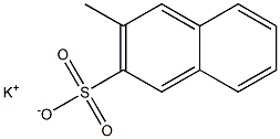 3-Methyl-2-naphthalenesulfonic acid potassium salt 구조식 이미지