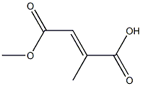 3-Methylfumaric acid 1-methyl ester Structure