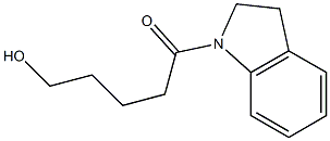 1-[(2,3-Dihydro-1H-indol)-1-yl]-5-hydroxypentan-1-one 구조식 이미지