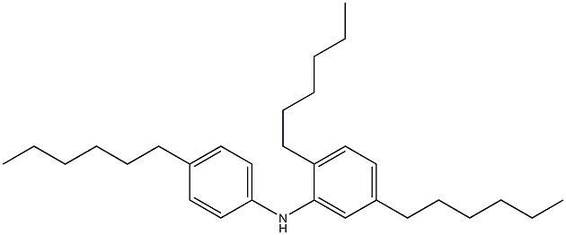 4,2',5'-Trihexyl[iminobisbenzene] 구조식 이미지