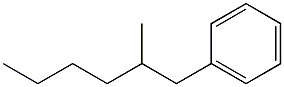 2-Methylhexylbenzene 구조식 이미지