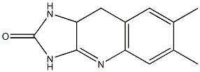 6,7-Dimethyl-9,9a-dihydro-1H-imidazo[4,5-b]quinolin-2(3H)-one Structure