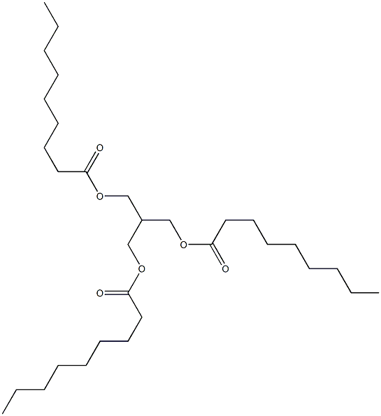 2-[(Nonanoyloxy)methyl]-1,3-propanediol dinonanoate 구조식 이미지