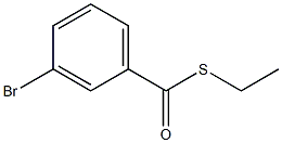 3-Bromothiobenzoic acid S-ethyl ester 구조식 이미지