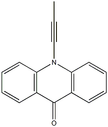 10-(1-Propynyl)-9,10-dihydroacridine-9-one Structure