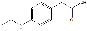 2-[p-(Isopropylamino)phenyl]acetic acid 구조식 이미지