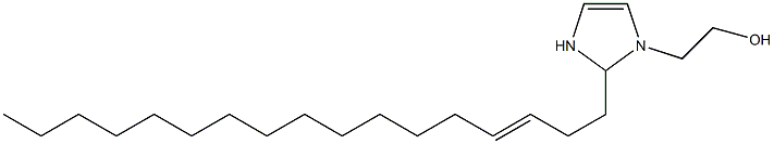 2-(3-Heptadecenyl)-4-imidazoline-1-ethanol Structure