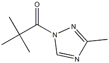 1-(2,2-Dimethylpropionyl)-3-methyl-1H-1,2,4-triazole 구조식 이미지