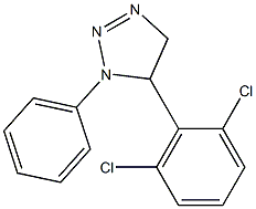 1-Phenyl-5-(2,6-dichlorophenyl)-4,5-dihydro-1H-1,2,3-triazole Structure