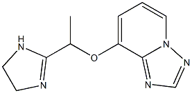 2-[1-([1,2,4]Triazolo[1,5-a]pyridin-8-yloxy)ethyl]-2-imidazoline Structure