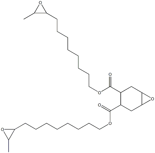 7-Oxabicyclo[4.1.0]heptane-3,4-dicarboxylic acid bis(9,10-epoxyundecan-1-yl) ester Structure