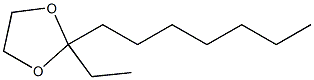 2-Ethyl-2-heptyl-1,3-dioxolane 구조식 이미지