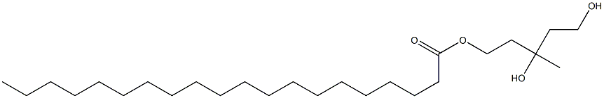 Icosanoic acid 3,5-dihydroxy-3-methylpentyl ester 구조식 이미지