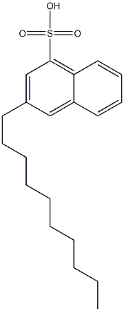 3-Decyl-1-naphthalenesulfonic acid Structure