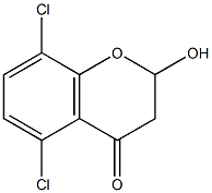 5,8-Dichloro-4-oxochroman-2-ol Structure