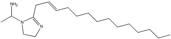 1-(1-Aminoethyl)-2-(2-tetradecenyl)-2-imidazoline 구조식 이미지