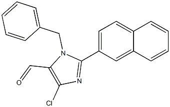 1-Benzyl-4-chloro-2-(2-naphtyl)-1H-imidazole-5-carbaldehyde Structure