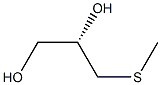 [S,(+)]-3-(Methylthio)-1,2-propanediol 구조식 이미지